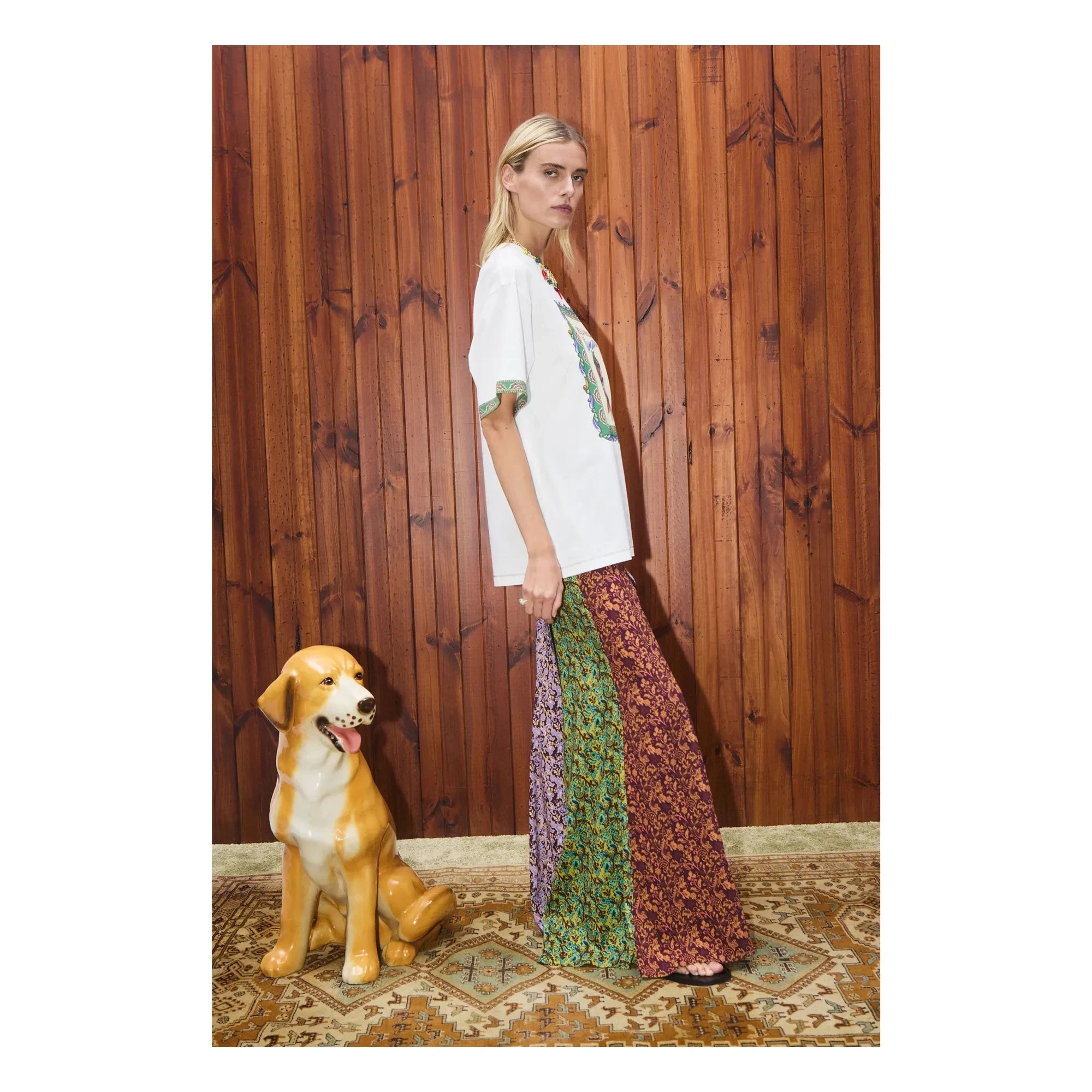 Alémais - Katerina Chilli Bio-Baumwoll-T-Shirt | Creme