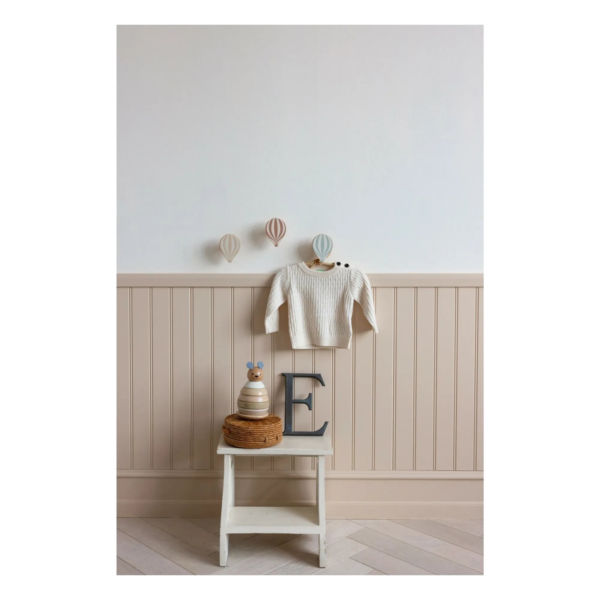 Cam Cam - Heißluftballon-Kleiderbügel - 3er Set | Beige