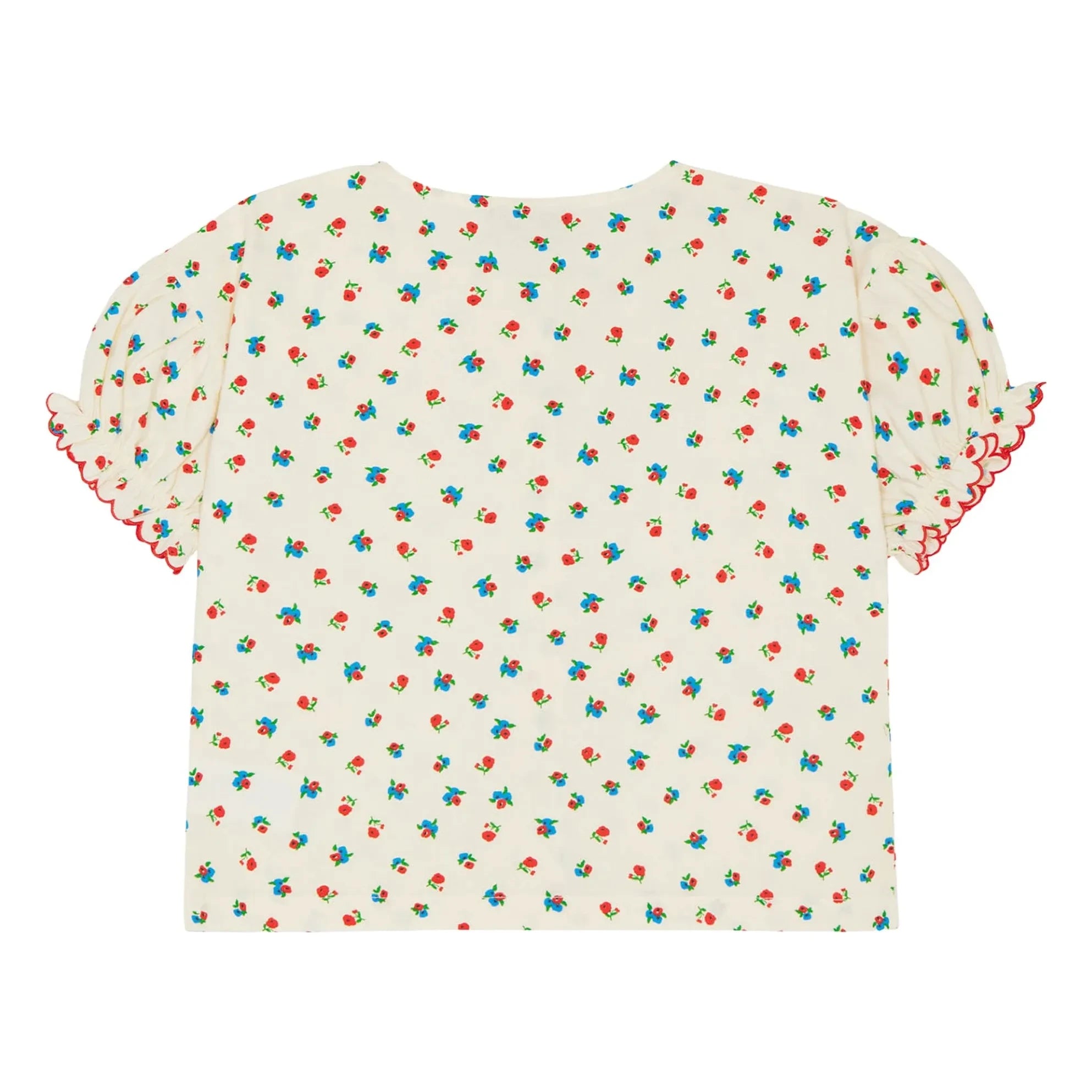 The Campamento - Geblümte Bluse | Ecru