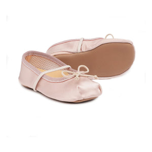 Pèpè - Satin-Schleifen-Ballerinas | Puderrosa
