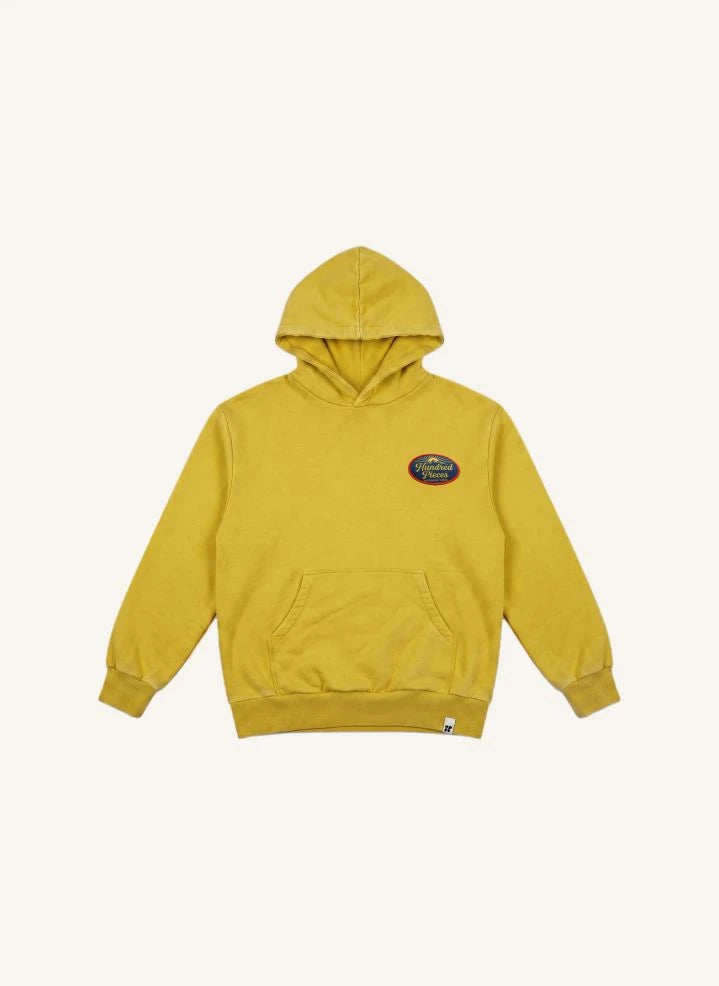 Hundred Pieces - Pat Outdoor Organischer Baumwoll-Sweatshirt | Senfgelb