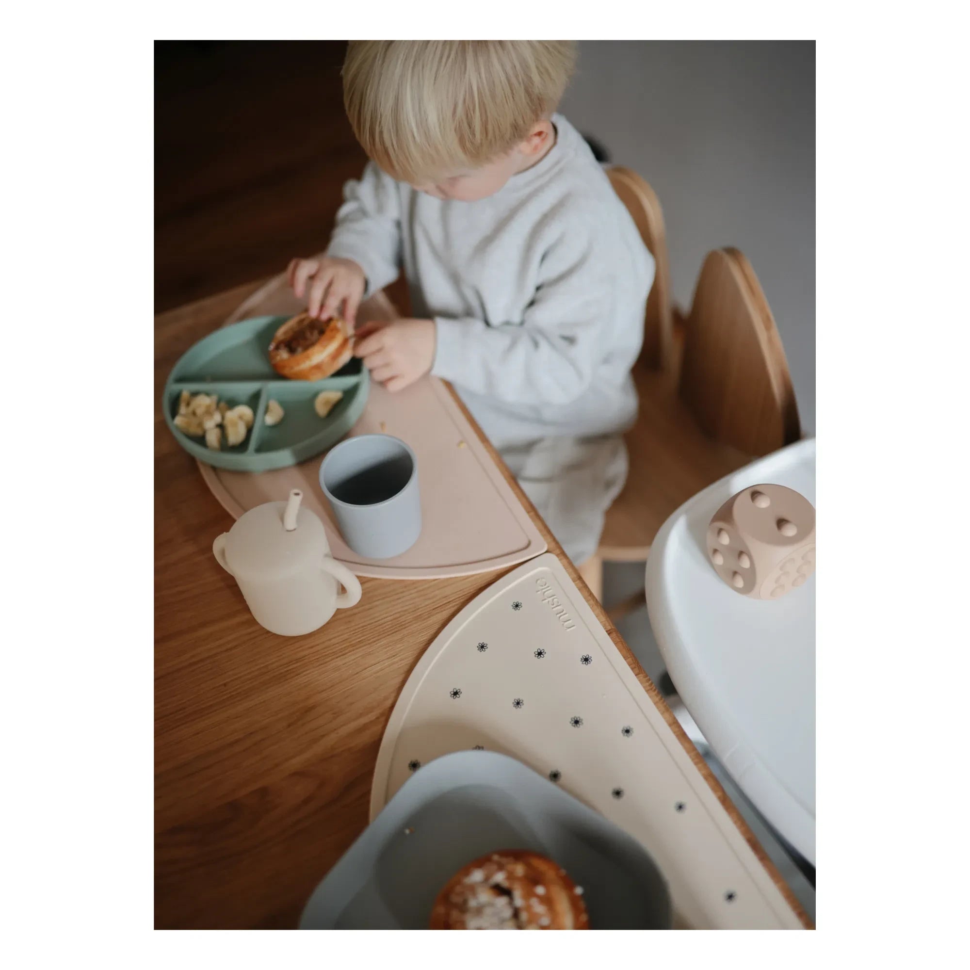 Mushie - Silikon-Tischset | Beige