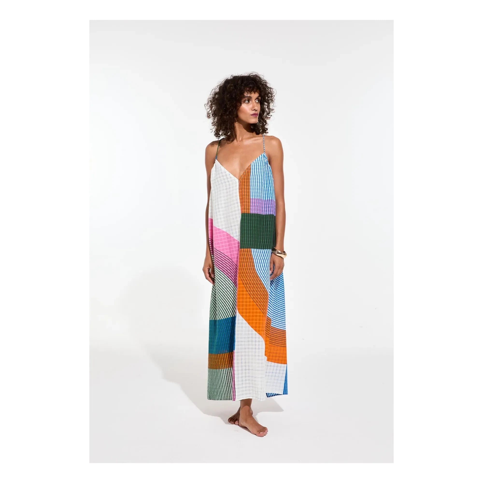 Mapoésie - Miami Ettore Baumwollkleid | Weiß
