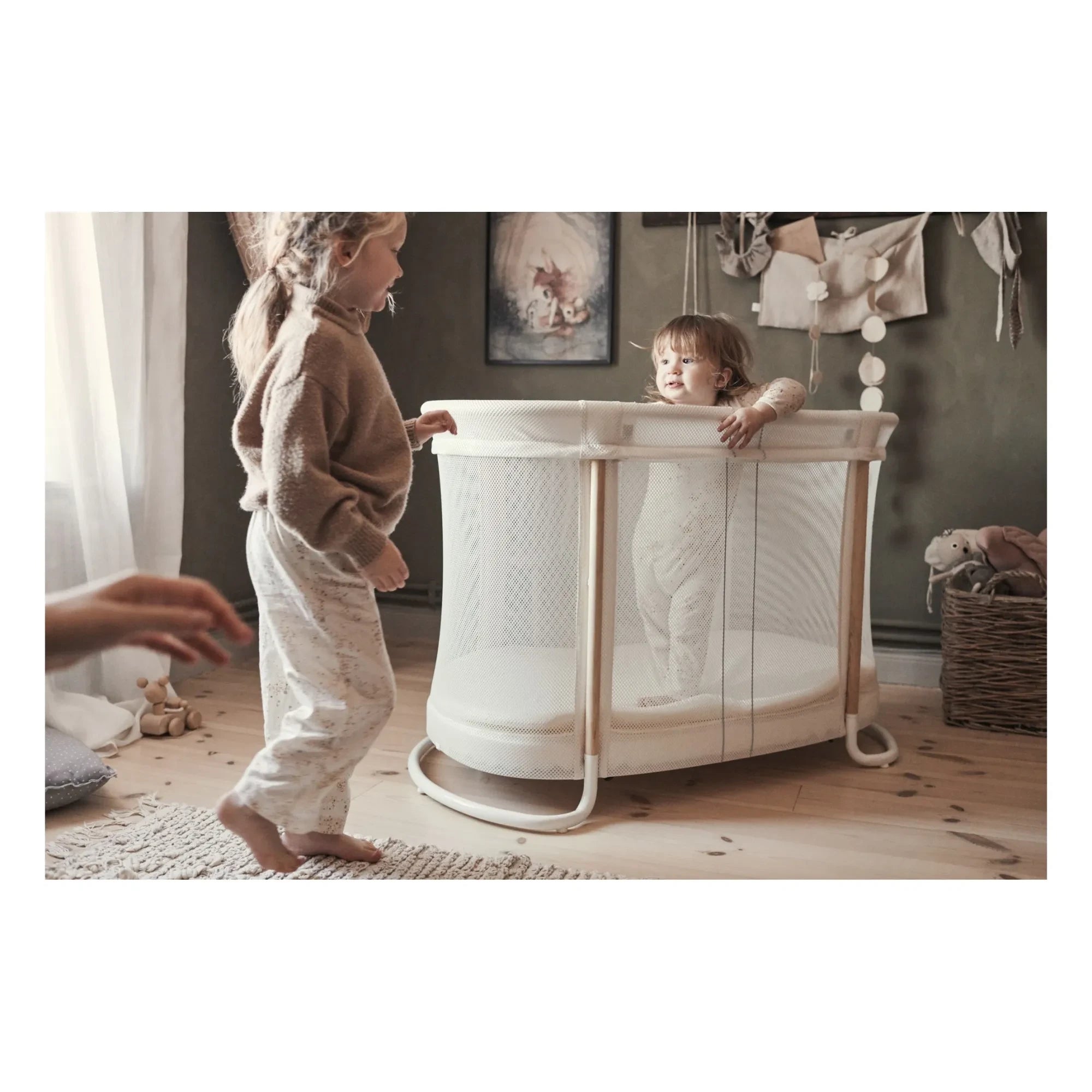 BabyBjörn - Verstellbares Babybett | Weiß