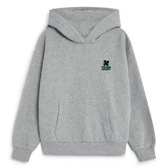 Die neue Gesellschaft – TNS Logo Kapüşonlu Sweatshirt | Gri