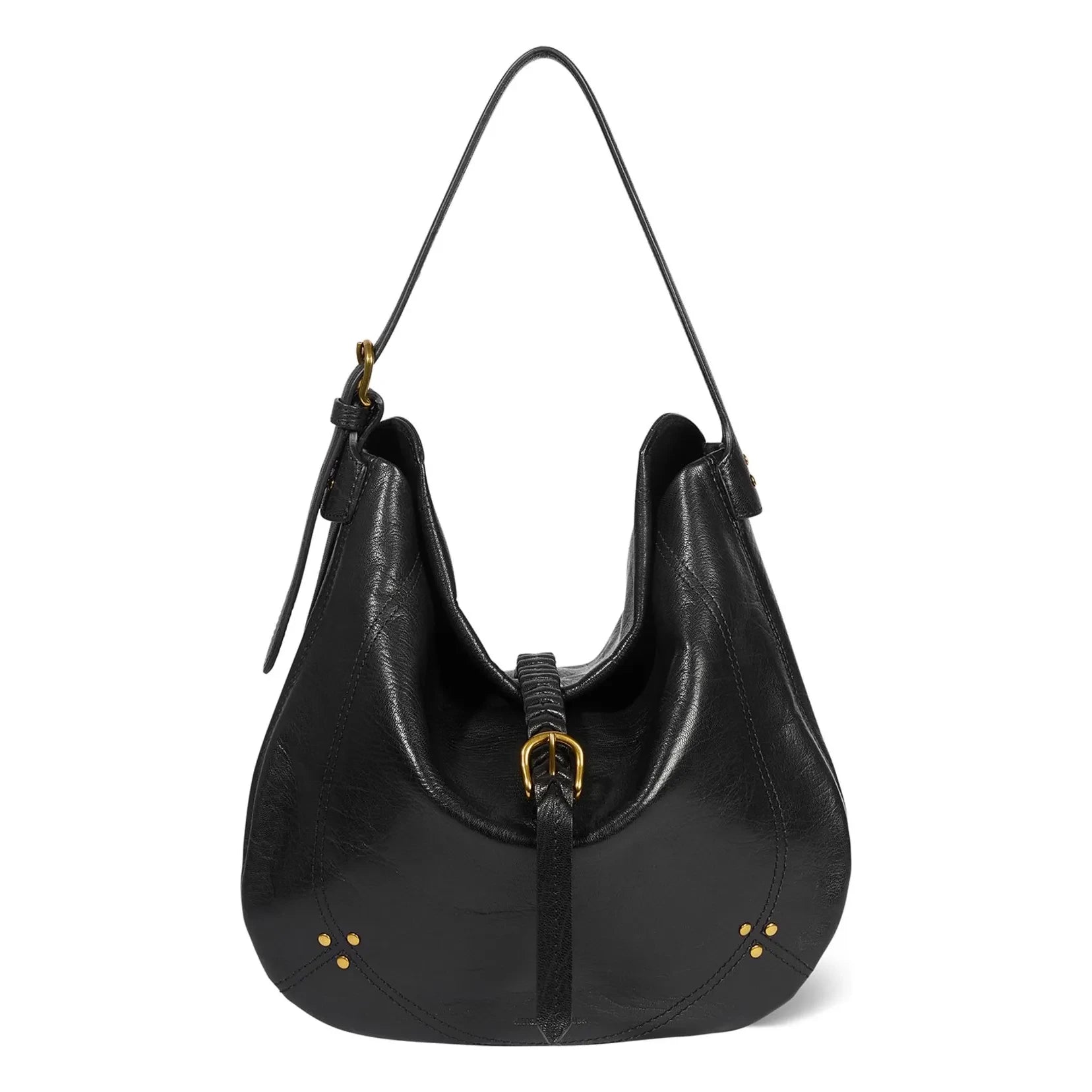 Jérôme Dreyfuss - Luis Ziegenleder genarbt Tasche | Schwarz