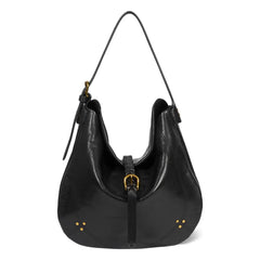 Jérôme Dreyfuss - Luis Ziegenleder genarbt Tasche | Schwarz
