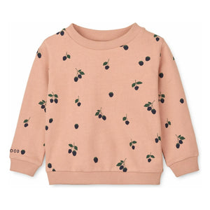 Liewood - Thora Berries Bio-Baumwoll-Sweatshirt | Rosa