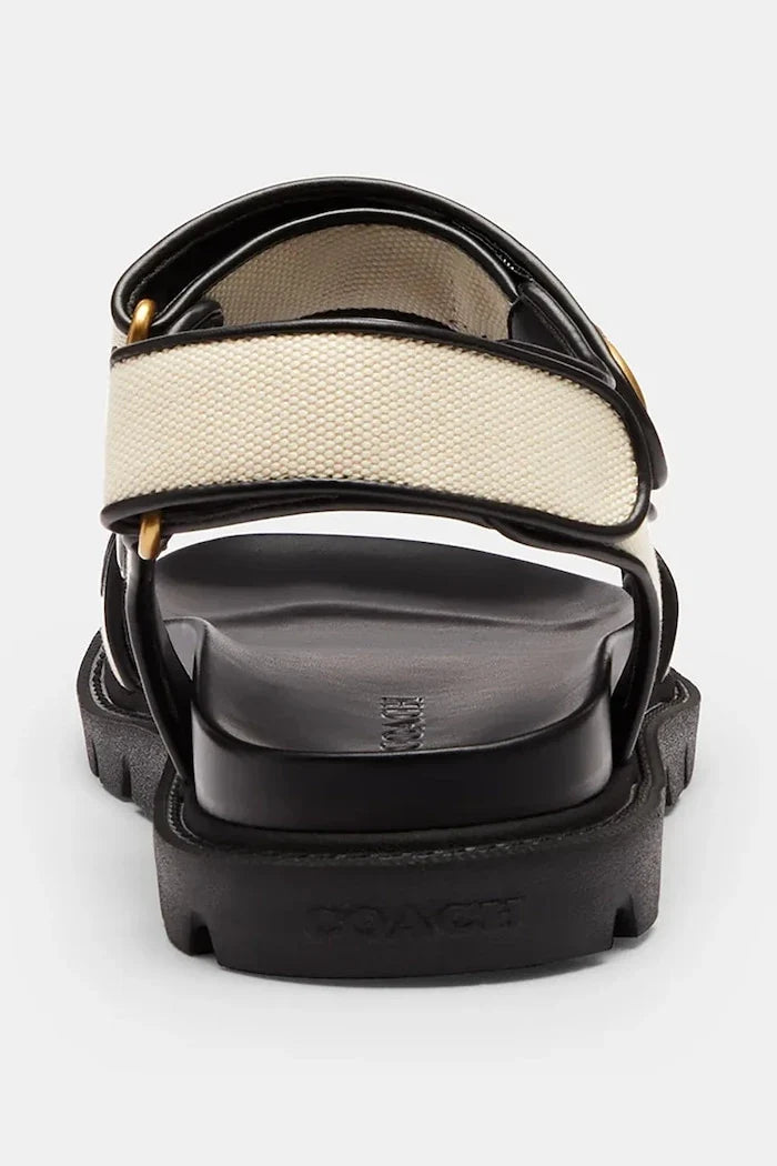 Coach Brynn Canvas Sandal Kadın Sandali