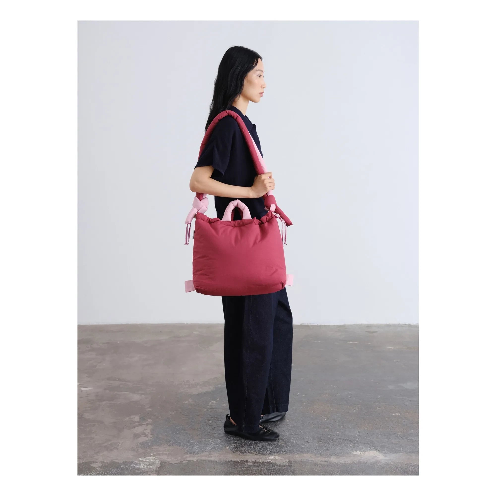 Olend - Ona Soft Bicolore Tasche | Kirschrot