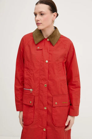 Barbour Hollington Uzun Kadın Pamuklu Ceket