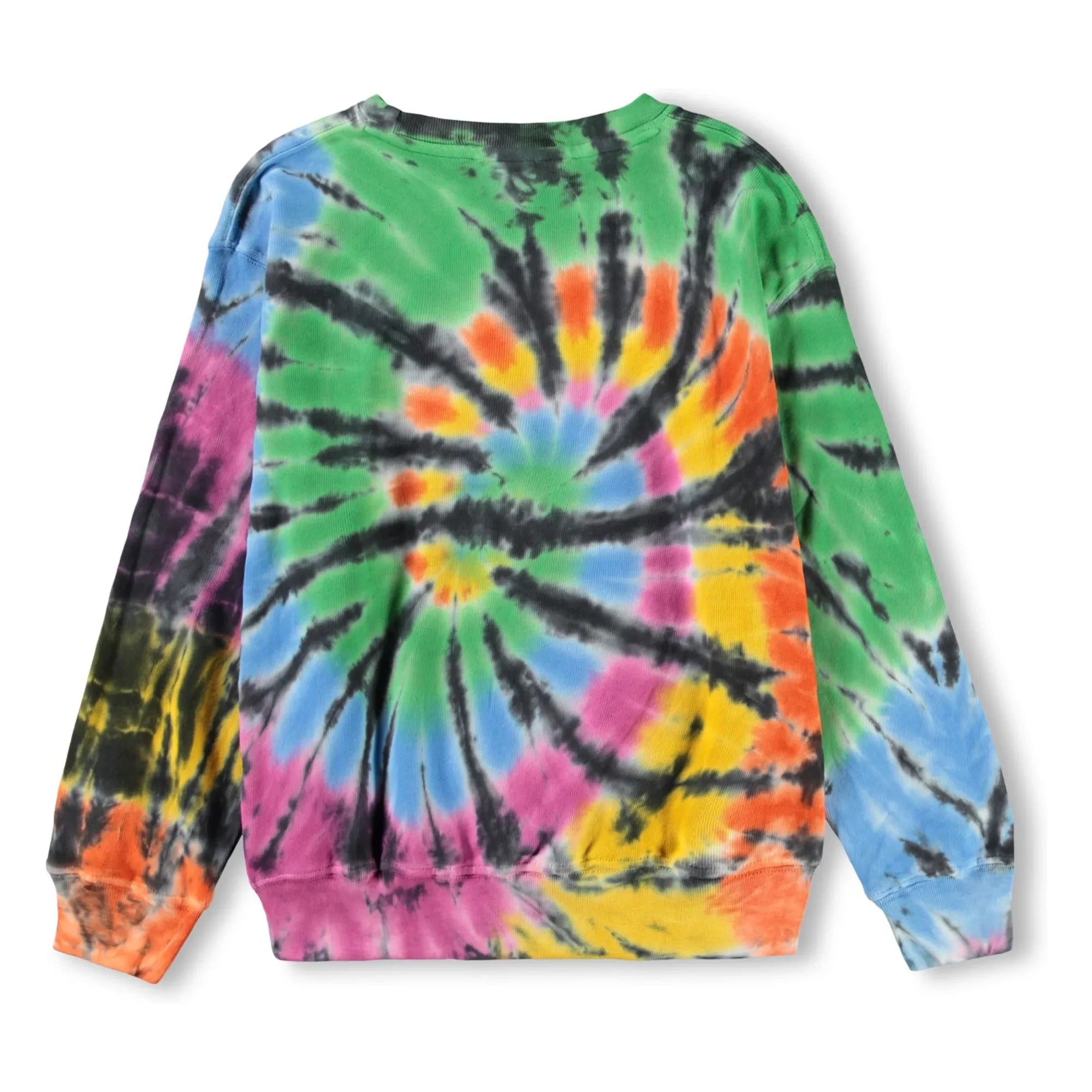 Molo - Memphis Tie and Dye Bio-Baumwoll-Sweatshirt | Schwarz