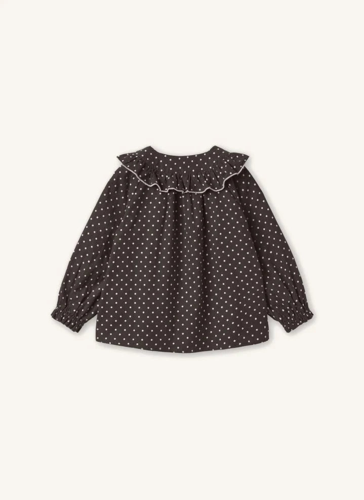 Fliink - Dolly Punktiert Bluse | Braun