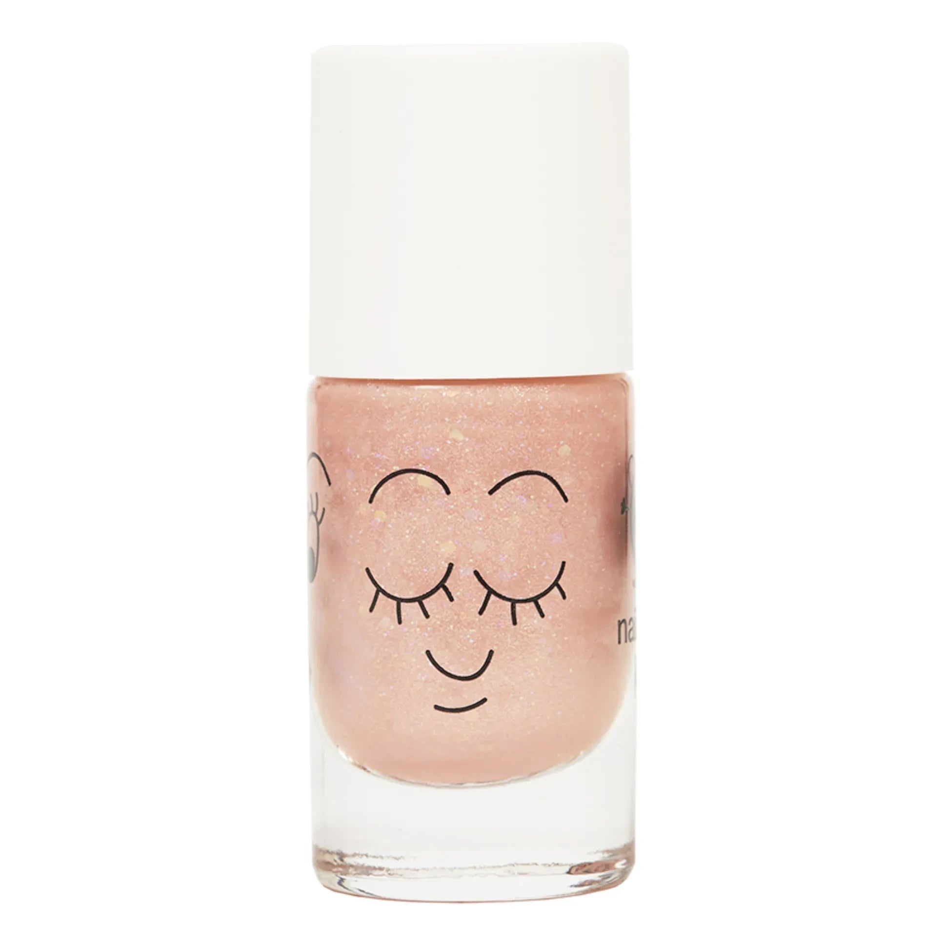 Nailmatic Kids - Pfirsich Glitzer Nagellack - 8 ml | Pfirsich