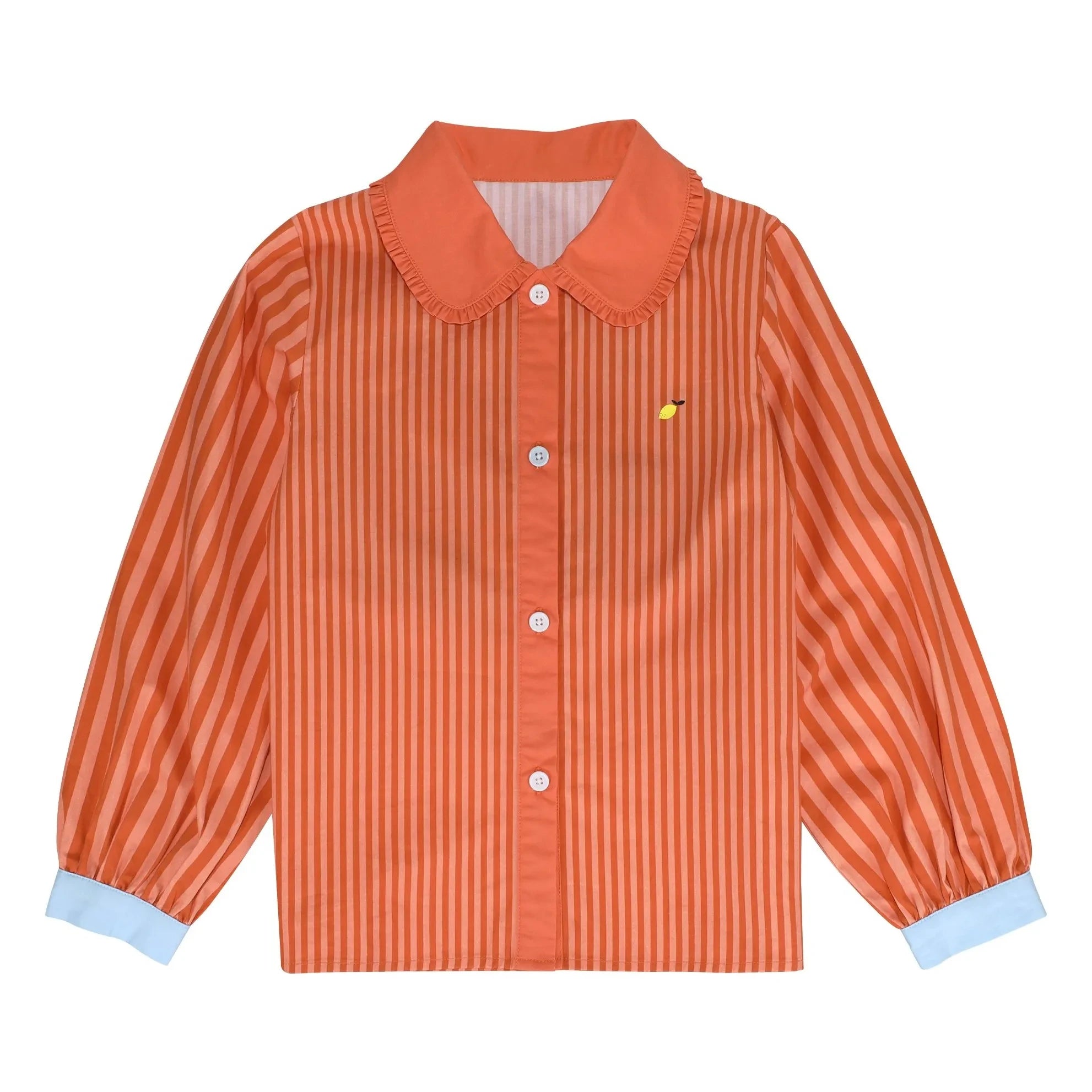 Sticky Lemon - Gestreiftes Zitronenhemd | Orange