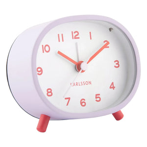 Present Time - Elegante Wecker | Lila