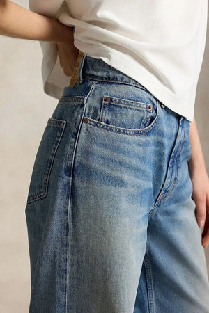 Polo Ralph Lauren wide leg kadın kot pantolon