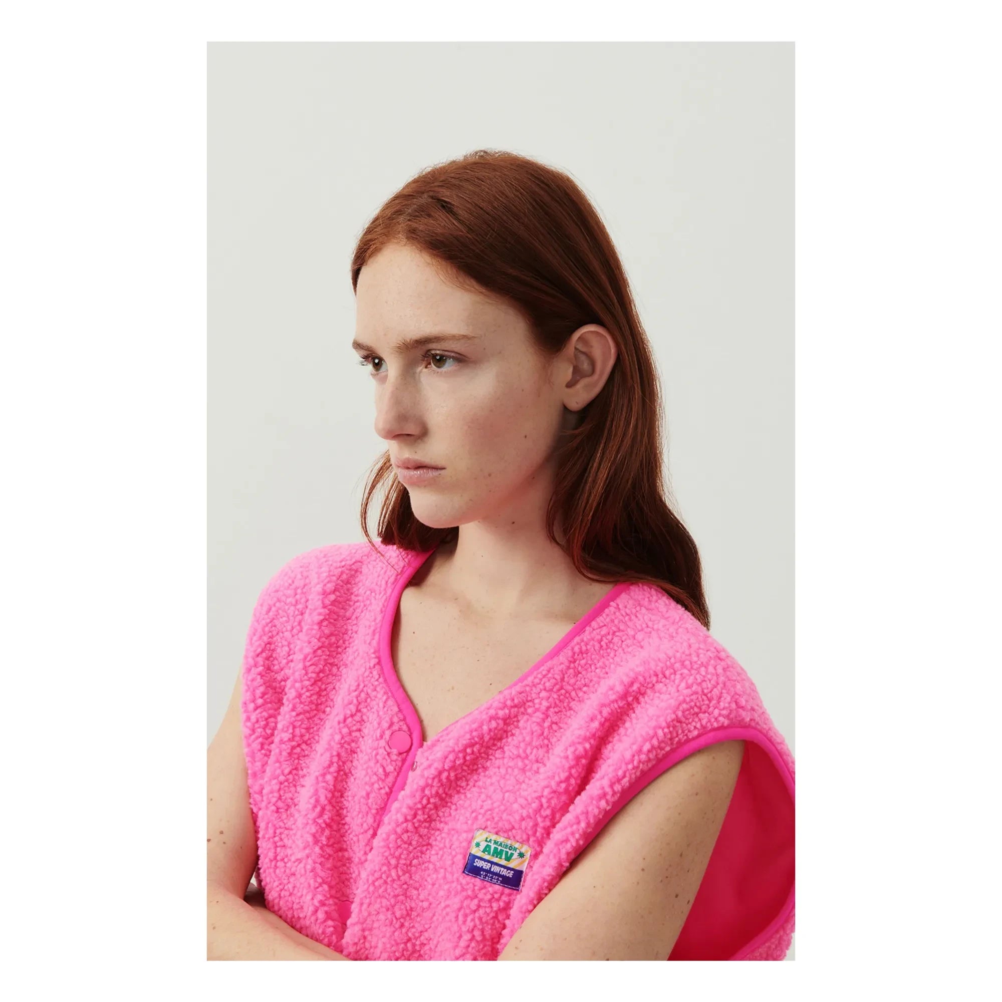 American Vintage - Hoktown Ärmellose Weste | Neonrosa