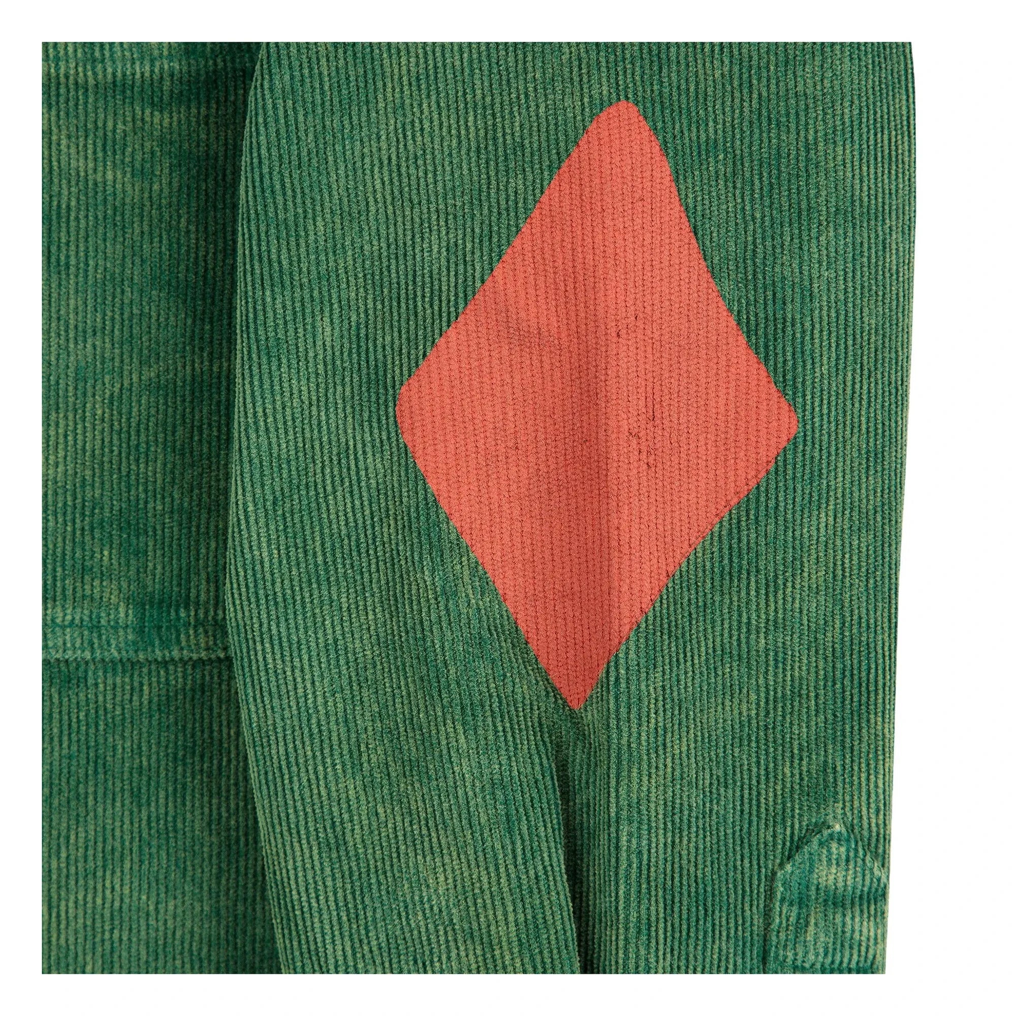Bobo Choses - Samt-Yoke-Bluse | Grün