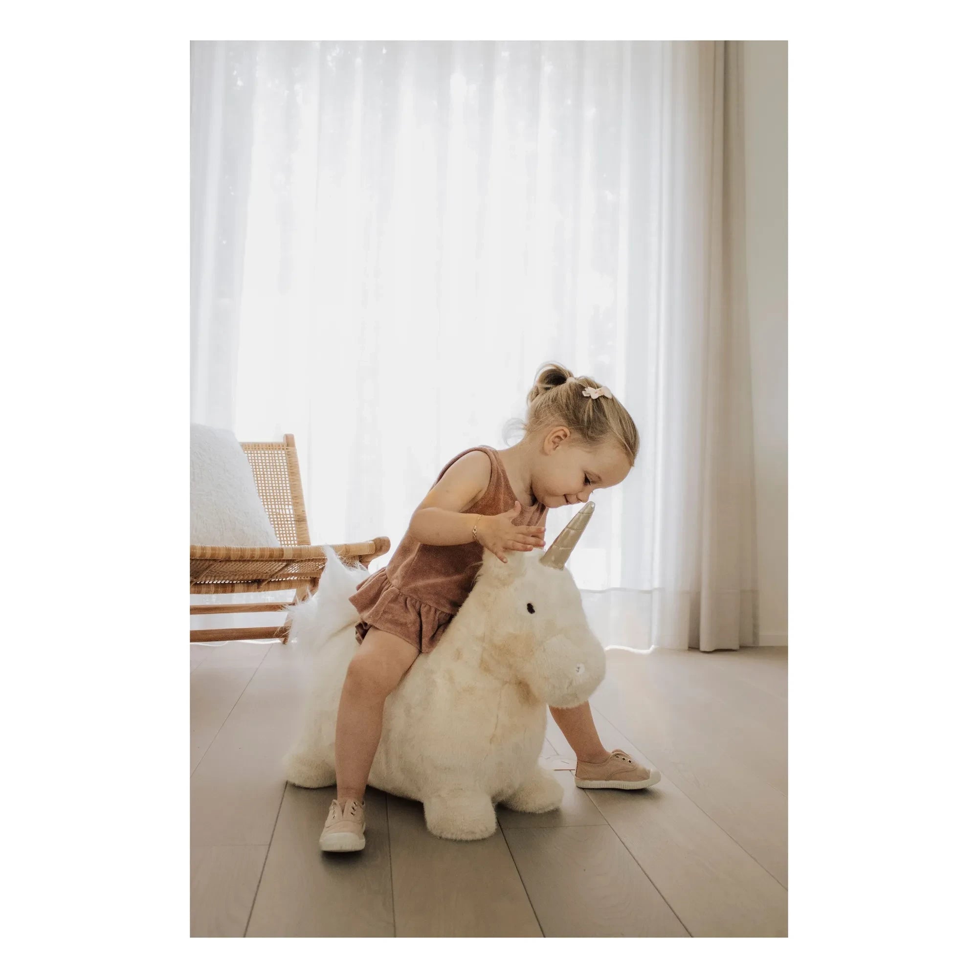 Wild & Soft - Springendes Einhorn | Creme