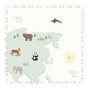 Play and Go - Tiloo modulare Spielmatte - Weltkarte