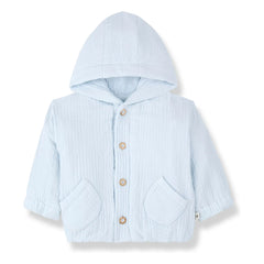 1+ in the family - Serifos Hoodie | Hellblau