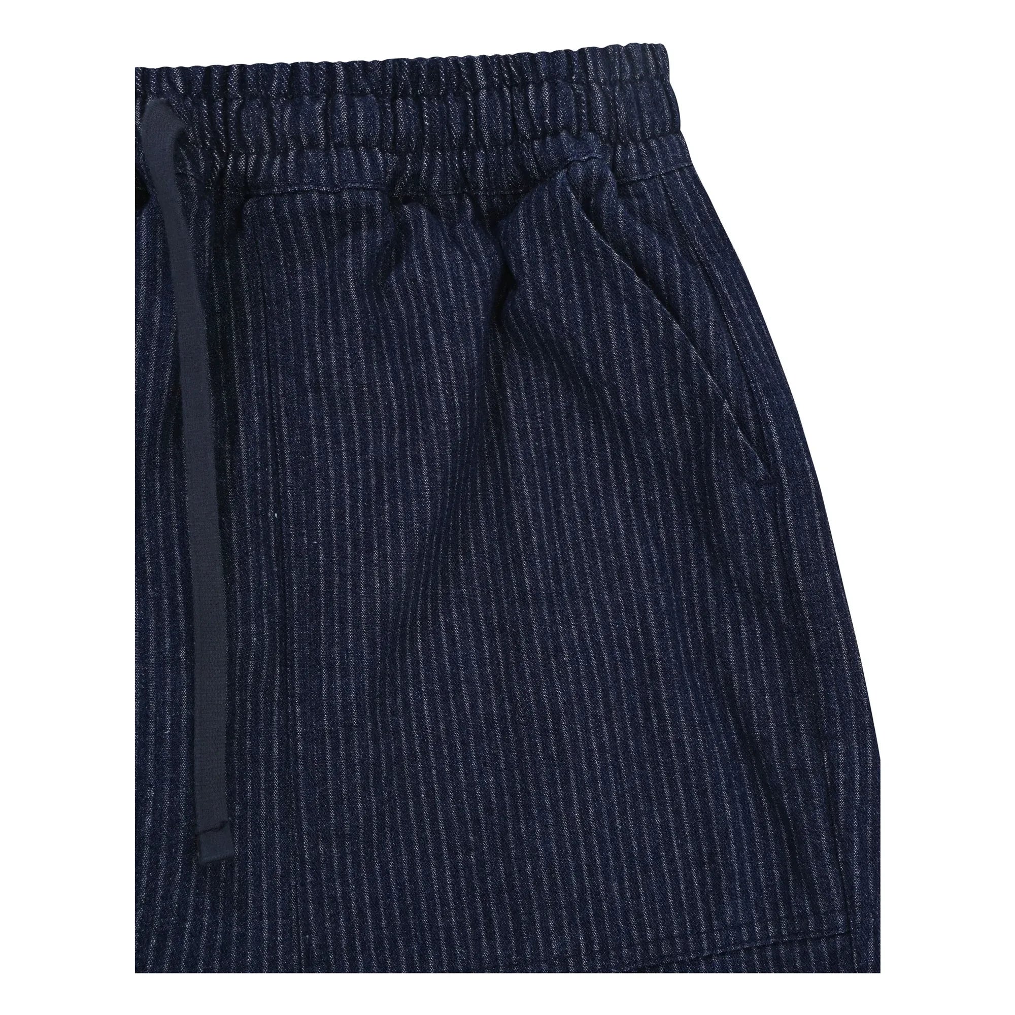 Kappy – Ermüdete Denim-Streifenhose | Indigo
