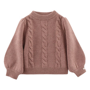 Donsje - Niena Merino-Wollpullover | Terrakotta
