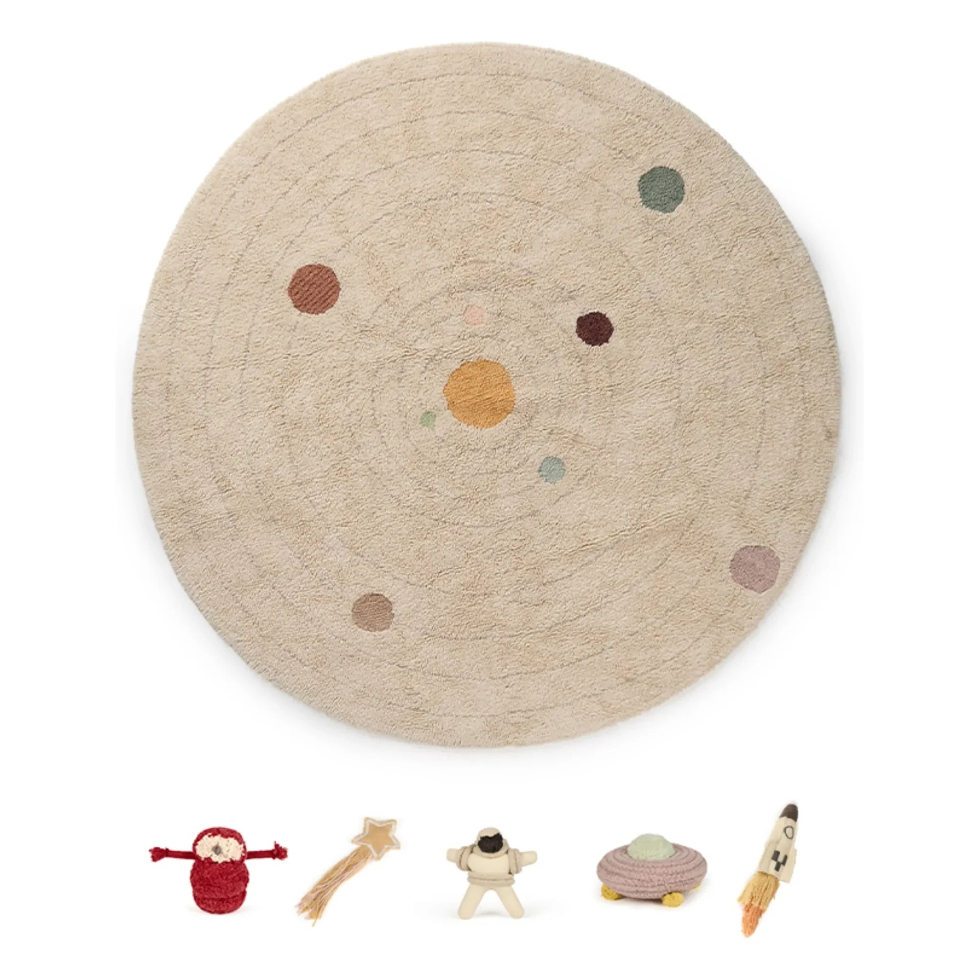 Lorena Canals - Spielteppich Sonnensystem | Beige