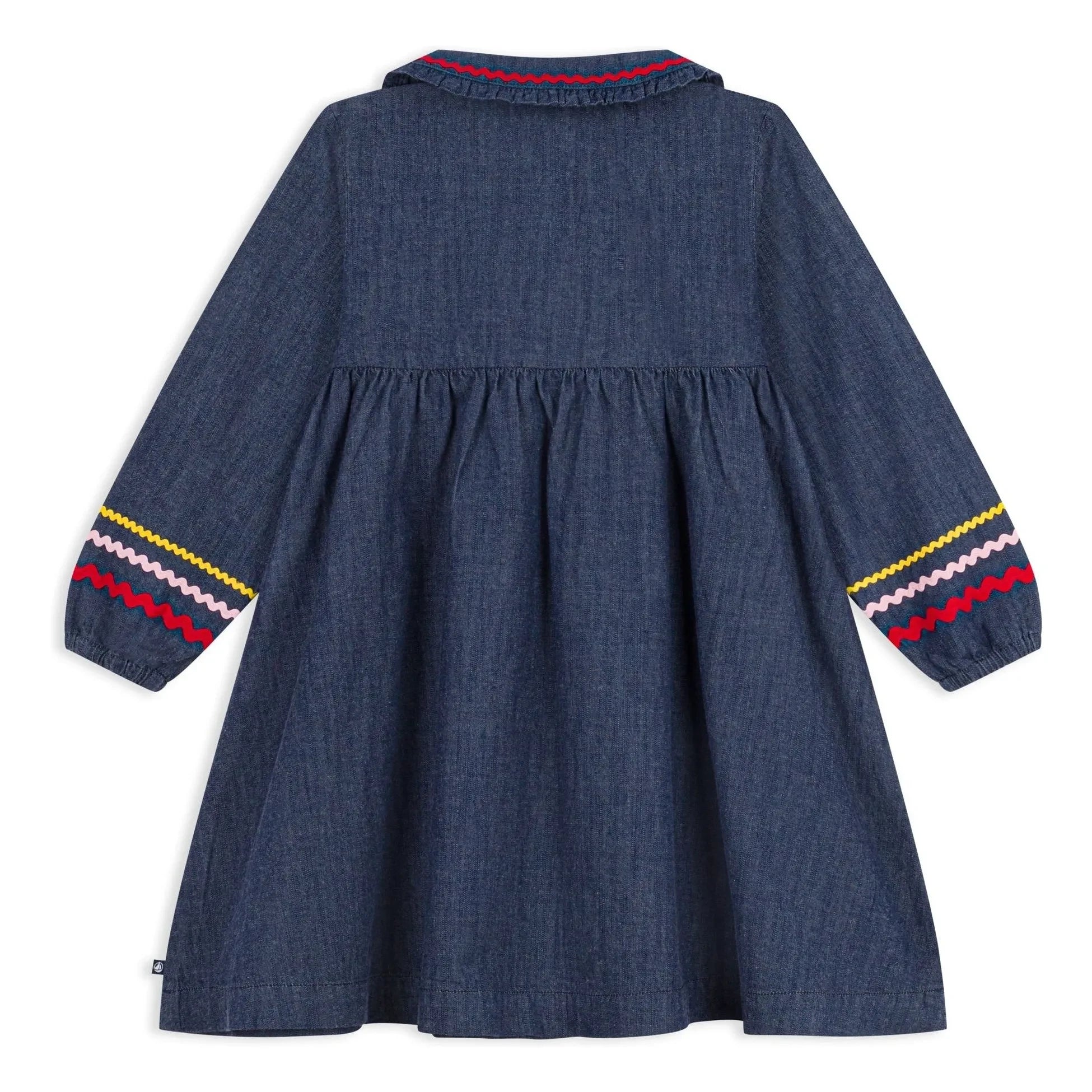 Petit Bateau - Kot elbise | Mavi