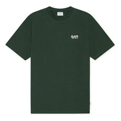 Les Deux - T-Shirt Café | Dunkelgrün