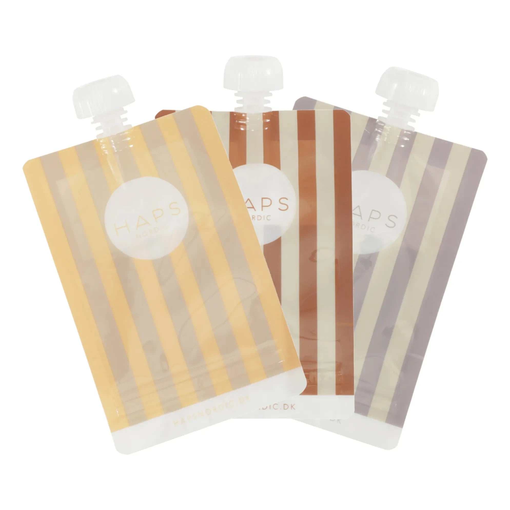 Haps Nordic - Wiederverwendbare Flaschen - 3er-Set | Beige