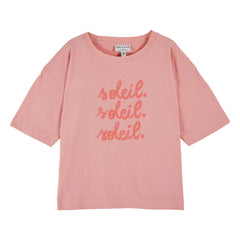 Emile et Ida - T-Shirt Soleil aus Bio-Baumwolle | Rosa