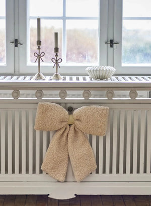 Bloomingville - Ruby Bow Weihnachtsdekoration | Beige