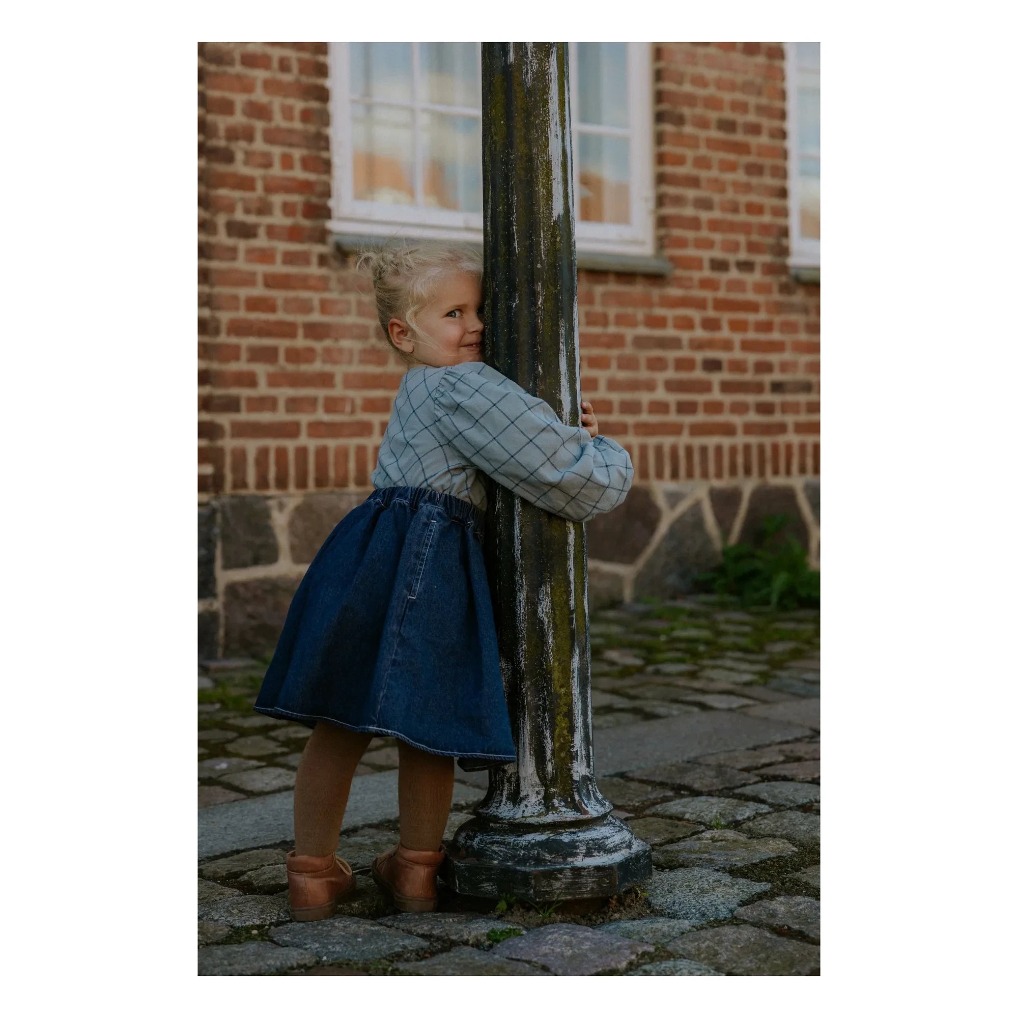 Fliink - Cody Bluse | Grau-Blau