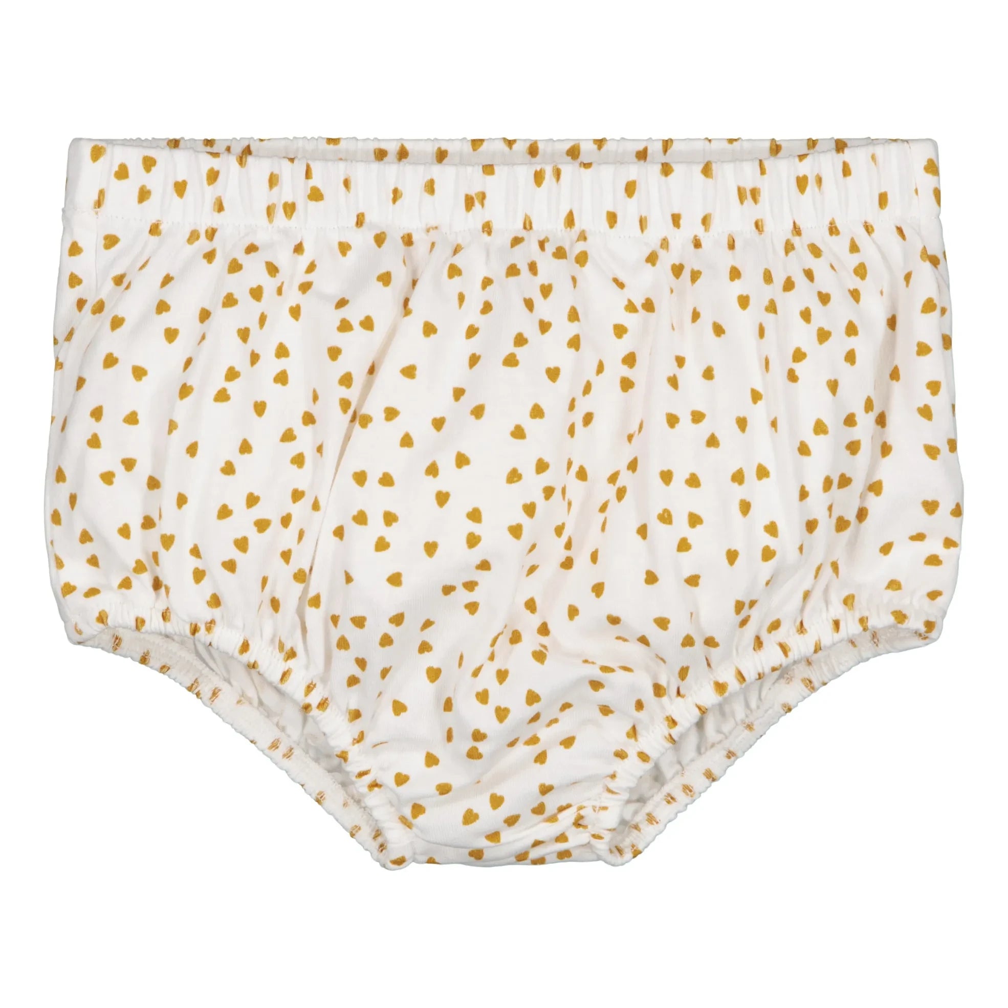 Rose in April - Tosca Jersey Mini Herz Bloomer | Senf