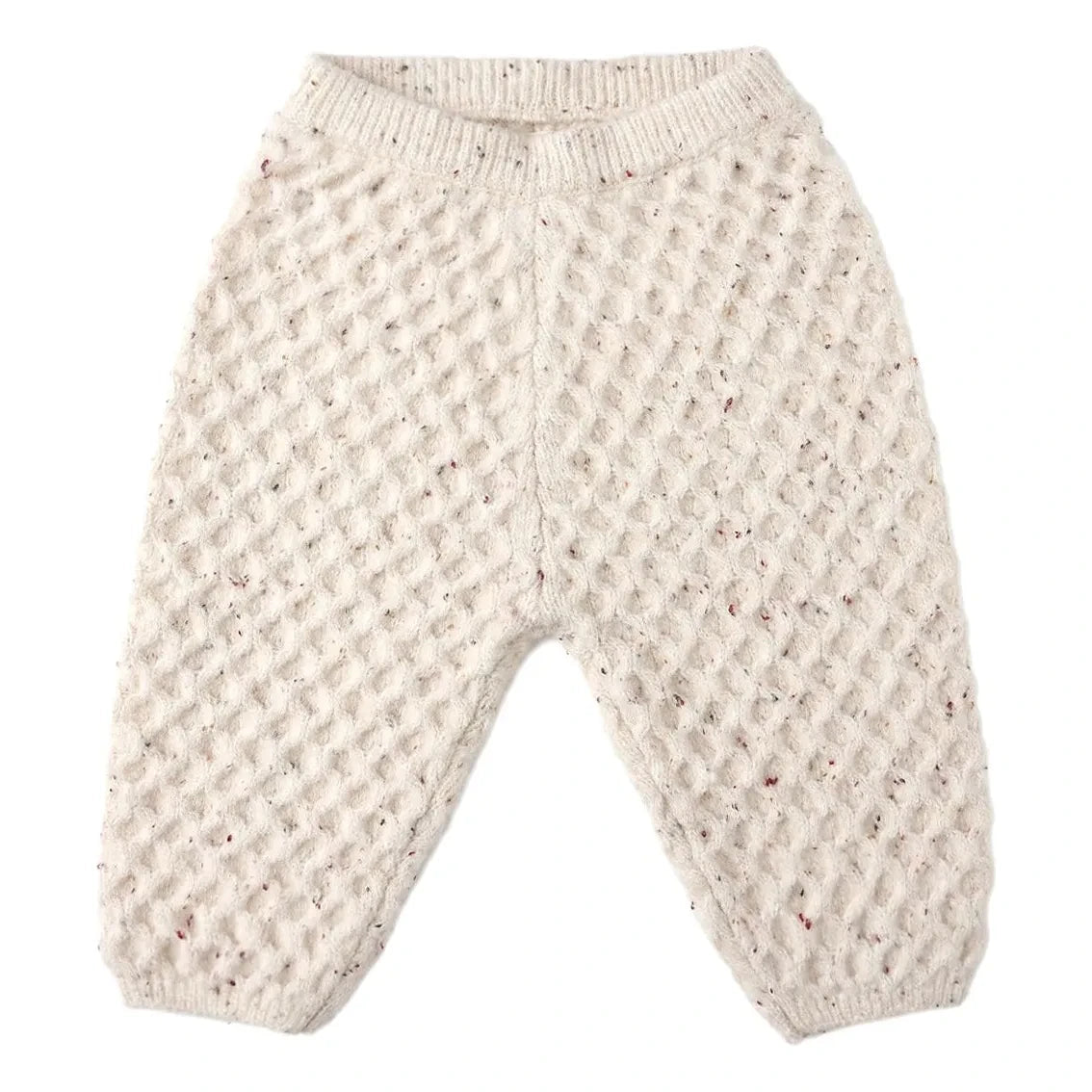 Rylee + Cru - Chiné Strickhose | Ecru