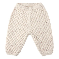 Rylee + Cru - Chiné Strickhose | Ecru