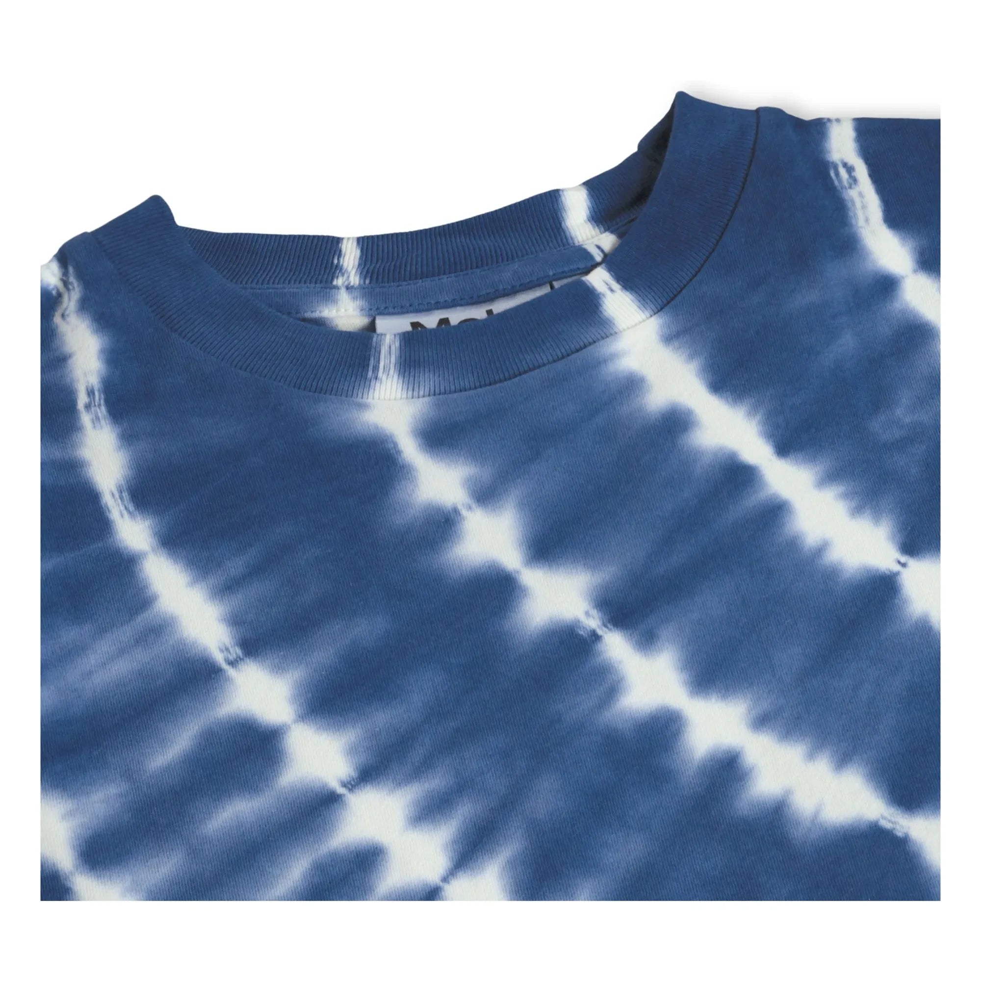 Molo - Riley Batik Bio-Baumwoll-T-Shirt | Blau