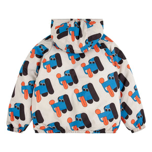 Bobo Choses - Wendbare Recycelte Faser Wasserdichte Jacke | Weiß