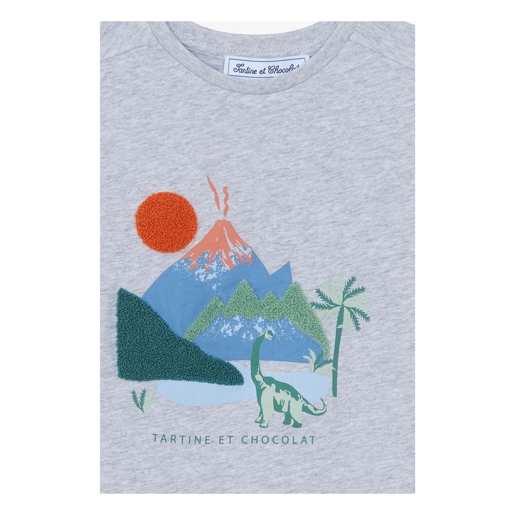 Tartine et Chocolat - Chiné Volkan T-Shirt | Grau