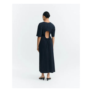 Thinking Mu - Kina Kleid aus Bio-Baumwolle | Blau