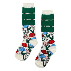 Wynken - Presto Blumen-Socken | Ecru