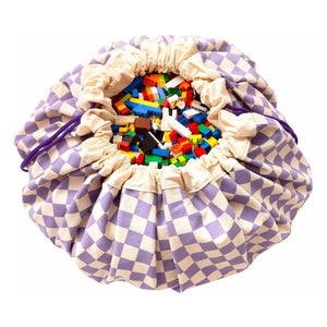 Play and Go - Noomad Tasche / Spielmatte - Vichy | Lila