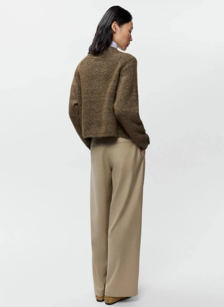 Cordera - Merinowolle und Bio-Baumwollpullover | Braun