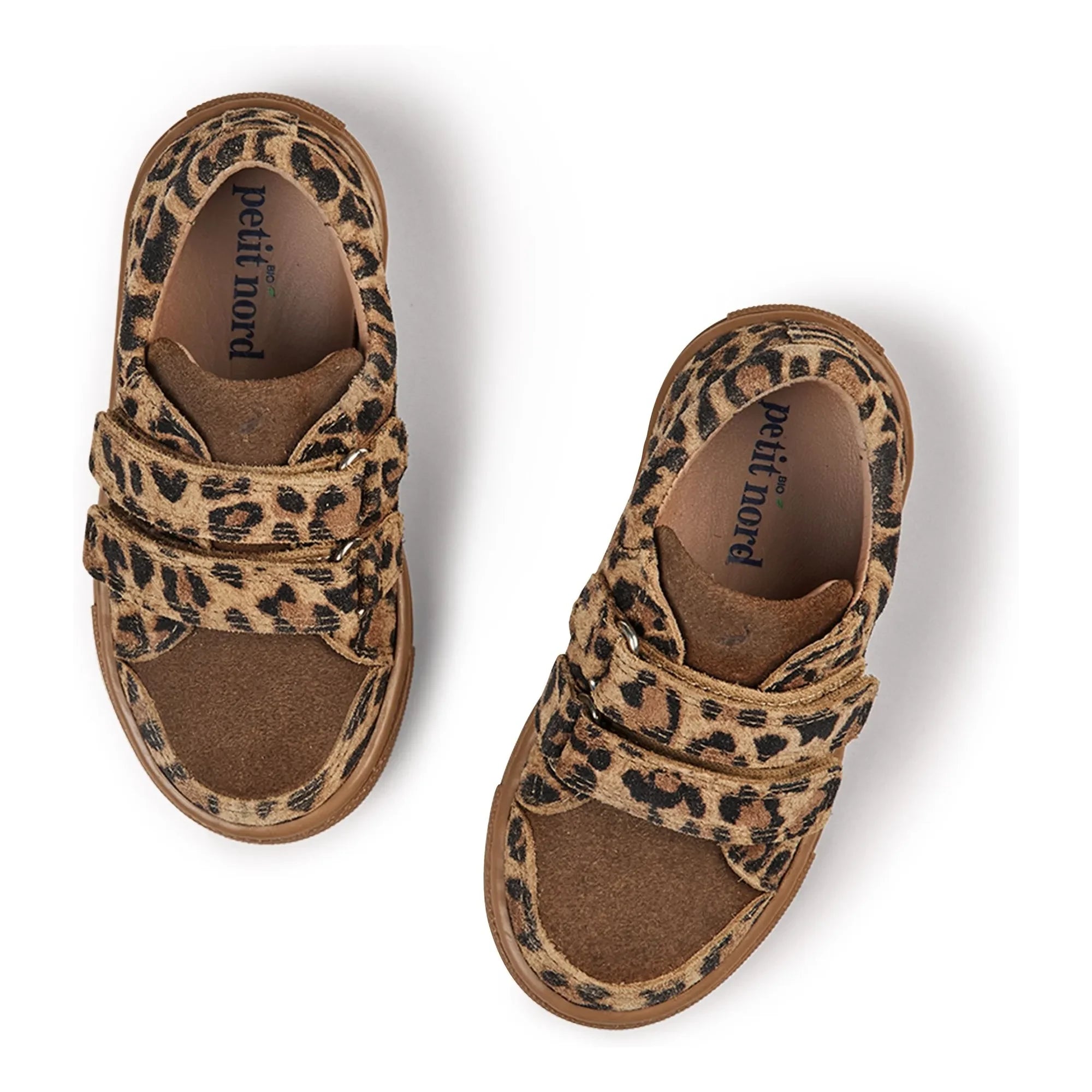 Petit Nord - Scratch Low Leopard Sneaker | Braun