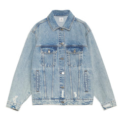 Anine Bing - Rory Jacke | Vintage-Blau-Denim