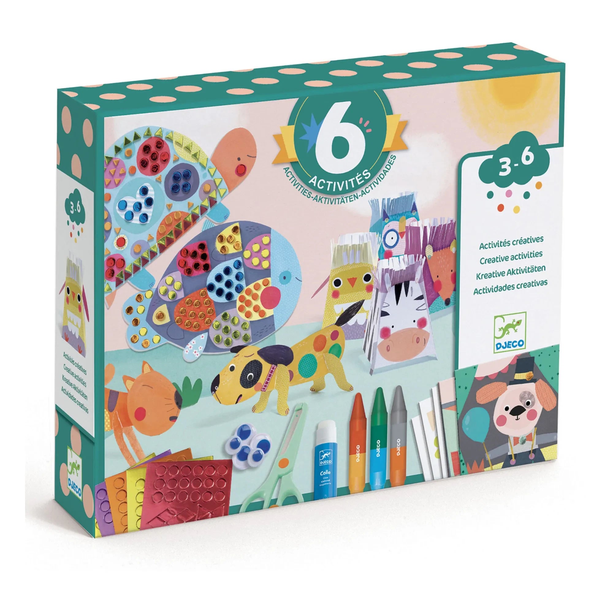 Djeco - Tiere und ihre Behausungen Multispaßbox