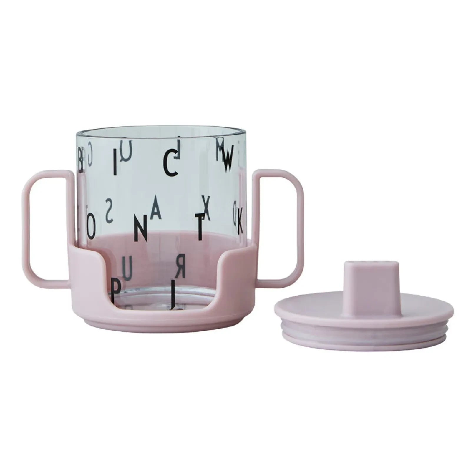 Buchstaben-Design – Tritan-Geschenkset | Dunkelviolett