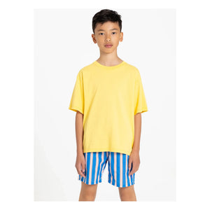 Smallable Kid - Archie Gestreifte Badehose | Elektroblau